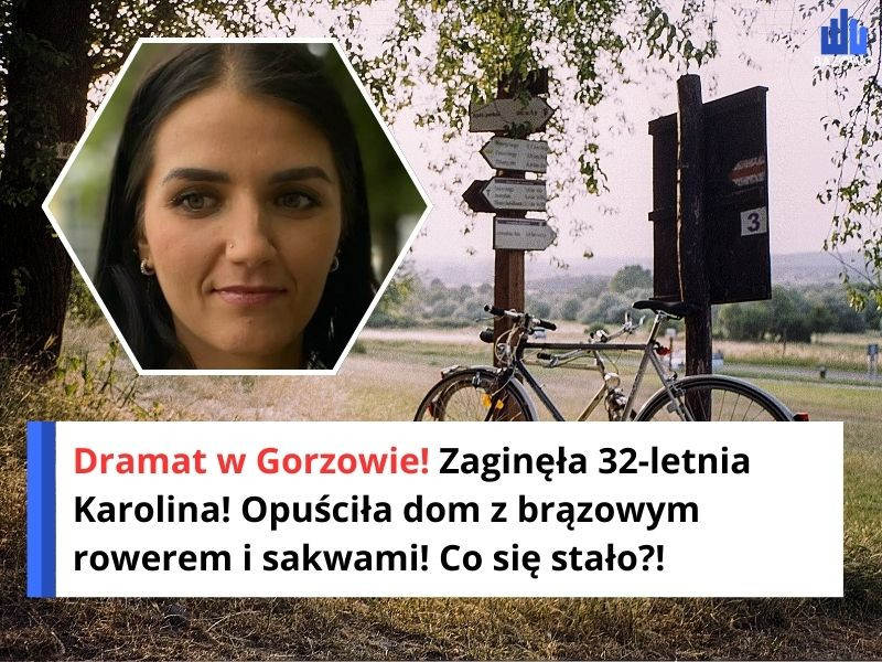 Dramat w Gorzowie! Zaginęła 32-letnia Karolina! Opuściła dom z brązowym rowerem i sakwami! Co się stało?!
